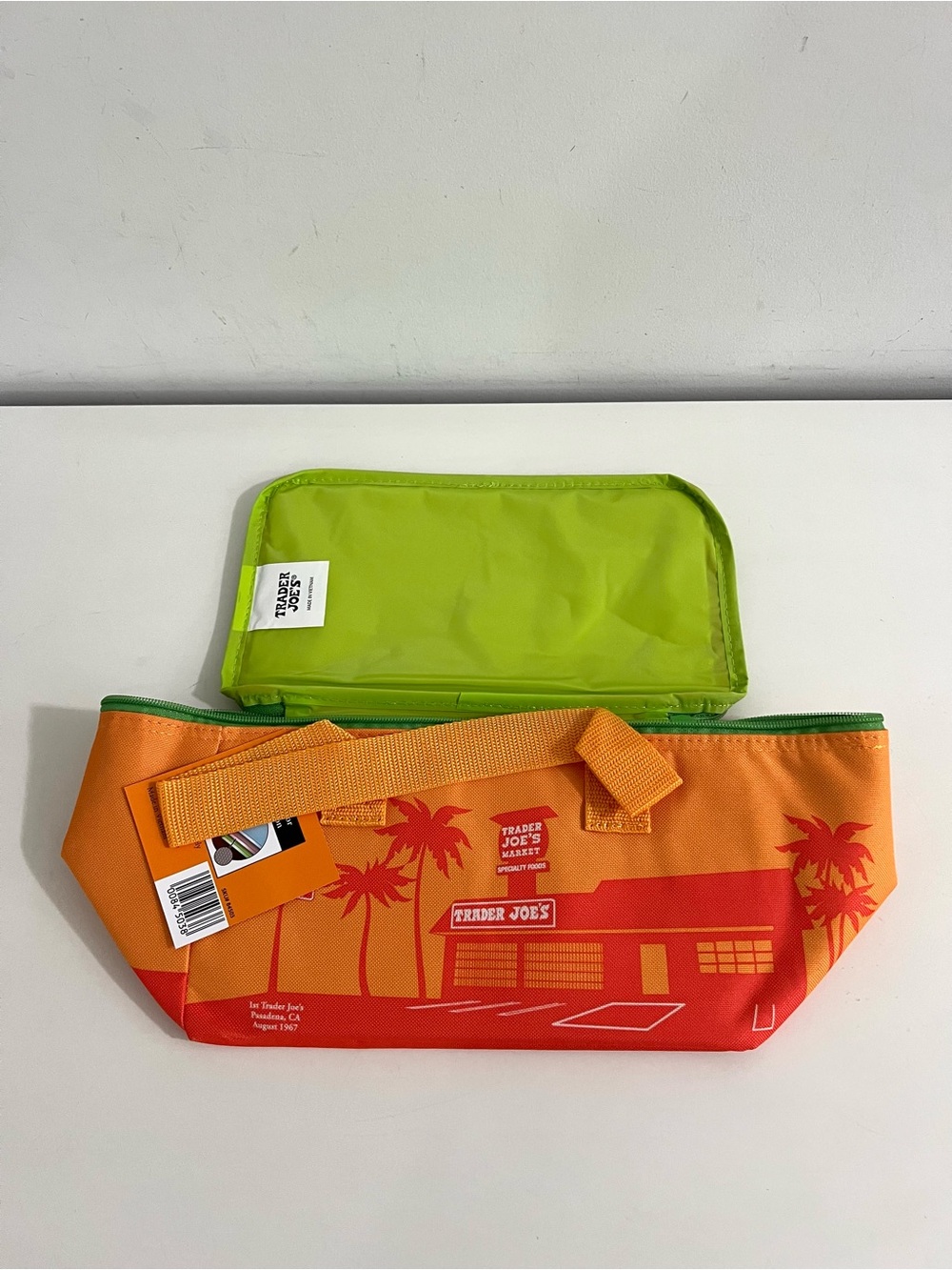 Trader Joe’s Mini Insulated Tote Bag Orange